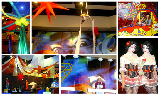 Circus Theme Parties and Props, Rick Herns Productions