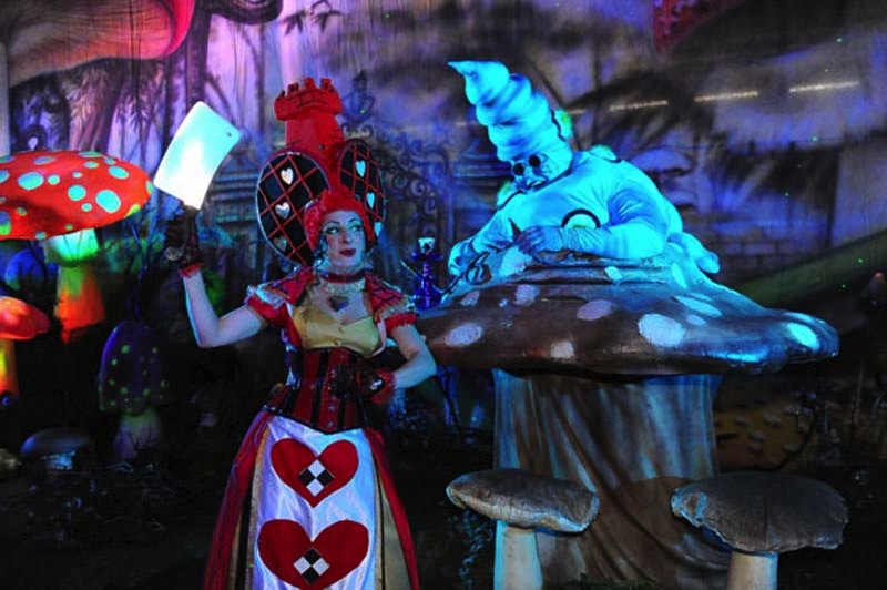 Alice in Wonderland Theme Parties and Props, Rick Herns Productions